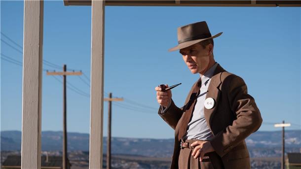 Cillian Murphy als J. Robert Oppenheimer. Das Atombomben-Drama führt mit 13 Nominierungen das Rennen um den wichtigsten Filmpreis der Welt, die Oscars, an.