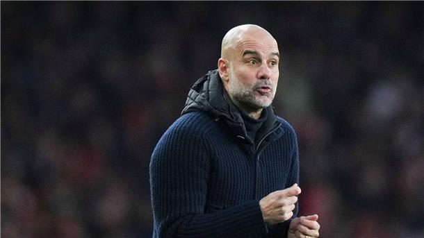 City-Trainer Pep Guardiola gefiel vor allem die Schlussphase nicht.