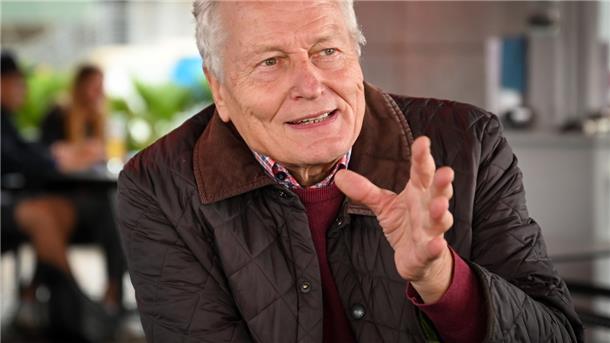 Claus Jäger vom Verein „Schulschiff Deutschland“.