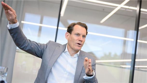 Continental-Chef Nikolai Setzer zeigt sich optimistisch für die Zukunft des Unternehmens.