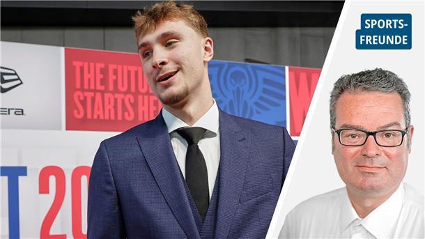 NBA-Toptalent Cooper Flagg kann springen Cooper Flagg.
