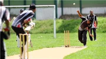 Cricket-Spiel