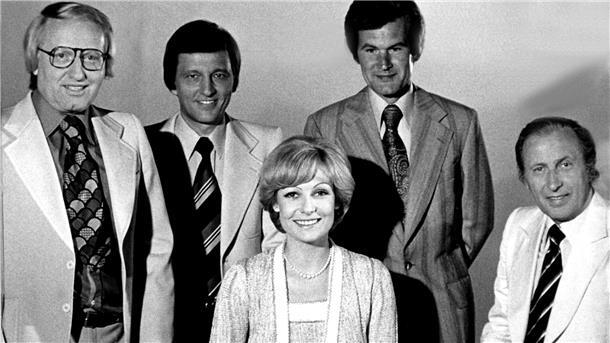 Dagmar Berghoff wird 80 Dagmar Berghoff 1976 im Kreise ihrer Kollegen, (l-r) Werner Veigel, Joachim Brauner, Wilhelm Wieben und Karl-Heinz Köpcke.