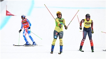 Daniela Maier gewinnt den vorletzten Skicross-Weltcup der Saison.