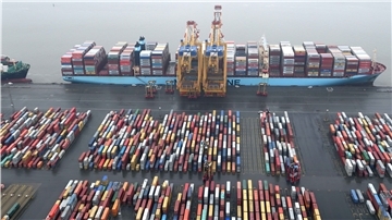 Das Coronavirus könnte auch Auswirkungen für das Containerterminal in Bremerhaven haben.