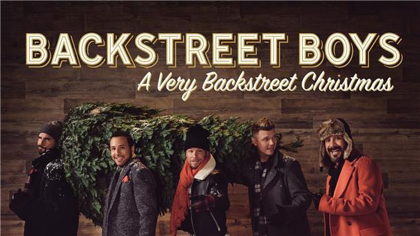 Das Cover des Albums „A Very Backstreet Christmas“ von den Backstreet Boys.