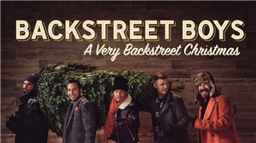Das Cover des Albums „A Very Backstreet Christmas“ von den Backstreet Boys.