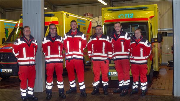 Das diensthabende Team der Nordenhamer Rettungswache verbrachte eine vergleichsweise ruhige Silvesternacht.
