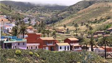 Das Dorf Arure auf La Gomera. Auf der Kanaren-Insel ist es zu einem Stromausfall gekommen.