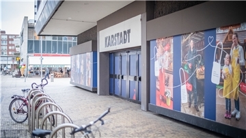 Karstadt-Gebäude in der Bremerhavener Innenstadt.