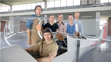 Daria Gabriel (vorn), Roland Klappstein, Elisabeth Müller, Margarita Wiesner, Sandra Macrander, Andreas Schulz