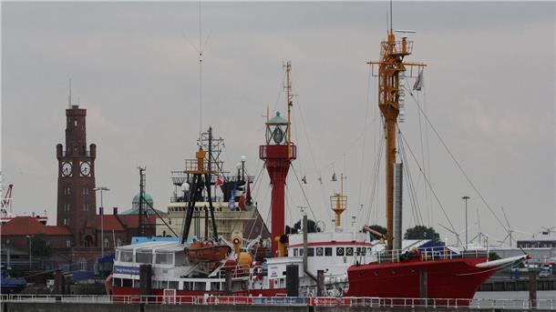 Das Feuerschiff "Elbe 1" wartet auf seine dringend erforderliche Instandsetzung.