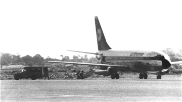Das Flugzeug „Landshut“ wurde 1977 entführt.