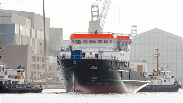 Das Forschungsschiff „Atair“ ist das erste Behördenschiff mit LNG-Antrieb.
