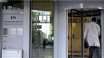 Das Frankfurter Bankhaus Metzler im Jahr 2002.