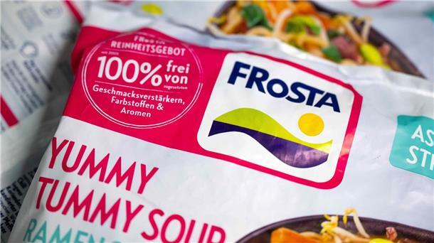 Warnstreik bei Tiefkühlkosthersteller Frosta Das Frosta-Produkt „Yummy Tummy Soup“.
