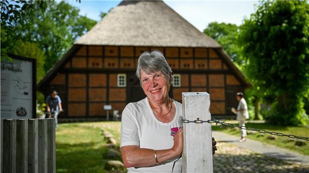 Das historische Marschenhaus im Speckenbütteler Park ist ein Lieblingsort von Monika Böttger.