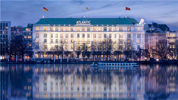 Das Hotel Atlantic ist eins von den wenigen Hotels in Hamburg, das für Geschäftsreisende währen der Pandemie geöffnet hat. 