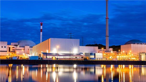 Habeck rechnet mit Atomkraft-Weiterbetrieb bis April 2023 Das Kernkraftwerk Neckarwestheim in Baden-Würtemberg.