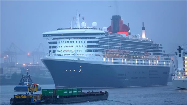 Das Kreuzfahrtschiff Queen Mary 2 ist ein Gigant der Weltmeere.