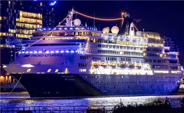 Das Kreuzfahrtschiff „Vasco da Gama“ wir noch zweimal im September Bremerhaven anlaufen.