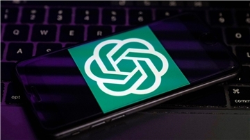 Das Logo von OpenAI, dem Hersteller von ChatGPT. „DeppGPT“ greift bei seiner Arbeit auf die Technologie hinter ChatGPT zurück.