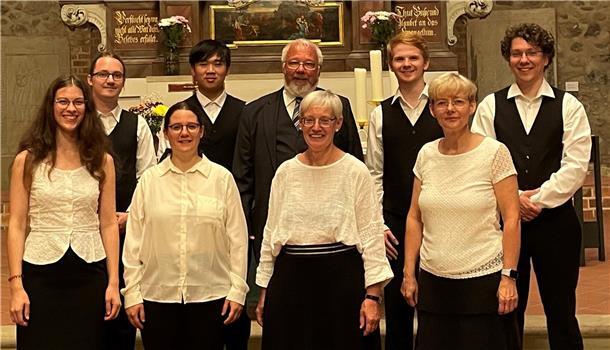Das Marienensemble aus Fürstenwalde ist in Rodenkirchen zu hören.