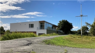 Das neue Bootshaus an der Geeste
