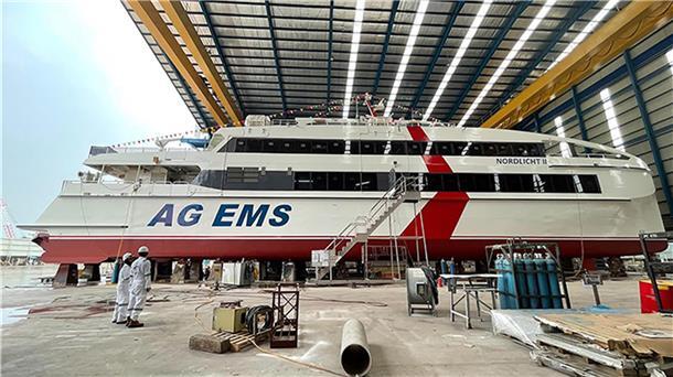 Das neue Schiff soll nach Helgoland fahren.