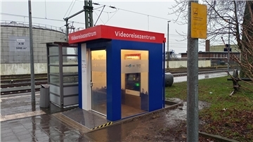 Das neue Videoreisezentrum am Nordenhamer Bahnhof macht eine Verkaufsstelle nach Ansicht der NWB überflüssig. 