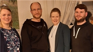 Das neue Vorstandsteam des TSV Timke von links: Michaela Schumacher, Stefan Rothgeber, Lena Finke, Henrik Gieschen.