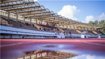 Das Nordseestadion in Bremerhaven