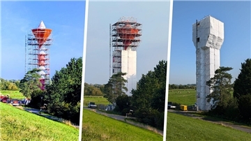 Das Oberfeuer in Sandstedt ist aktuell eingerüstet.