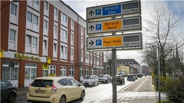 Das Parkleitsystem in der Deichstraße – es funktioniert nicht mehr.