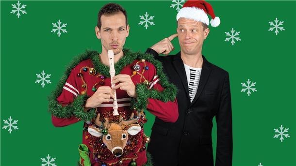 Das Popkabarett-Duo Korff-Ludewig tritt im Theater im Fischereihafen auf. Foto: Hodapp