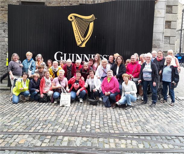 Das Reiseprogramm mit einer Stadtrundfahrt durch Dublin machte den Landfrauen viel Spaß.