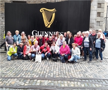 Das Reiseprogramm mit einer Stadtrundfahrt durch Dublin machte den Landfrauen viel Spaß.
