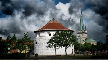 Das Schießpulverhaus „Krudttärnet“ in Frederikshavn.