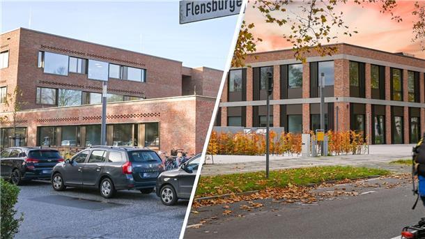 Das Schulzentrum Hamburger Straße und die Neue Oberschule Lehe.