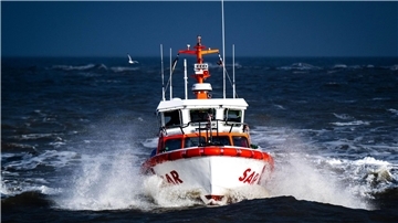Das Seenotrettungsboot „Gillis Gullbranson“ (Archivbild). Mehrere Schiffe der Seenotretter waren an der Suche beteiligt.