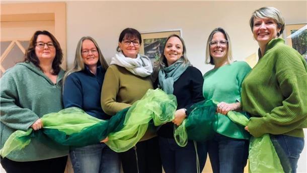 Helferinnen wollen Zeichen der Solidarität setzen Das Team der Familienbegleitung der Hospizhilfe Nordenham