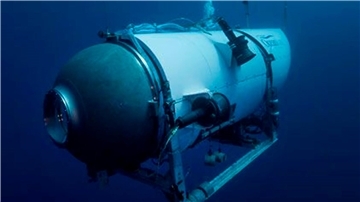 Das „Titan“-Tauchboot des Unternehmens Oceangate Expeditions.