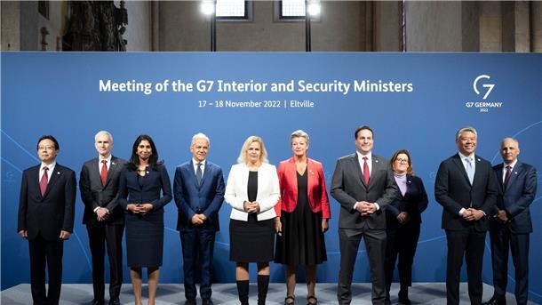 G7-Staaten wollen Kampf gegen Kindesmissbrauch verstärken Das Treffen der G7-Innenminister in Eltville.