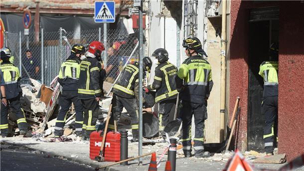 Madrid: Stunden nach Explosion Leiche im Keller gefunden Das Unglück geschah im Süden der spanischen Hauptstadt.