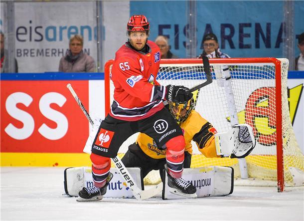 Das vierte CHL-Spiel der Fischtown Pinguins gegen die Rouen Dragons in der Eisar...