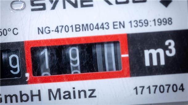 Bisher rund 6500 Anträge auf Energie-Härtefallhilfe Das Zählwerk in einem Gastzähler dreht sich.