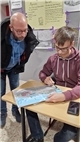 Das Zeichentalent von Justin Kuznetsuv beeindruckte die Gäste beim Tag der Talente.
