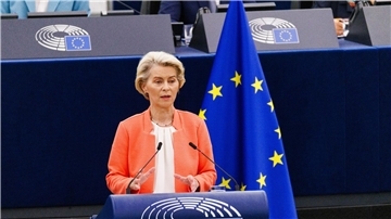 Das Ziel von EU-Kommissionspräsidentin Ursula von der Leyen ist eine „vollendete Union mit über 500 Millionen Menschen“.