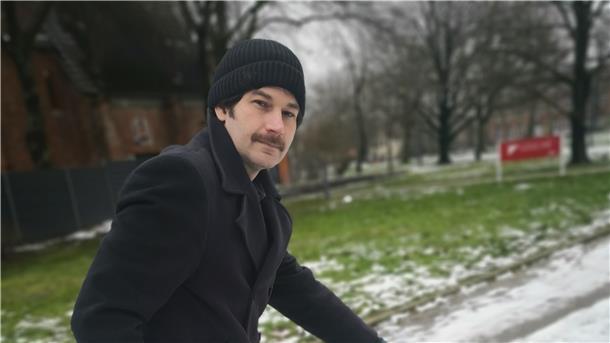 Dass man überall radfahren kann, in der Stadt und der Natur, schätzt John Foulks an Deutschland. Selbst im Winter ist er in Bremerhaven meist auf zwei Rädern unterwegs.