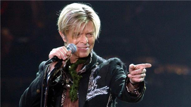 David Bowie auf der Bühne